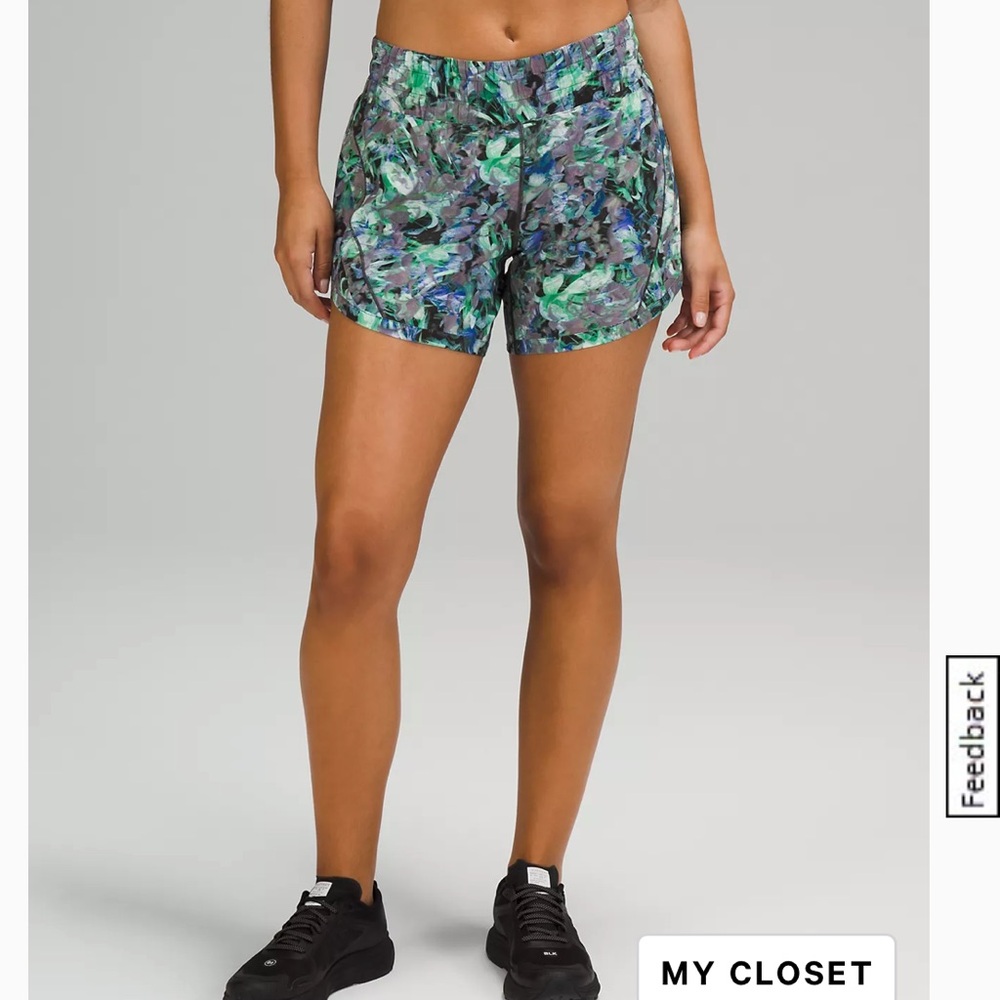 Lululemon Track That High Rise Lined Short 5”